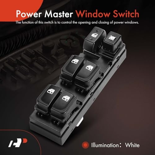 Master Power Window Switch Compatible with Kia Optima 2006 2007 2008, Front