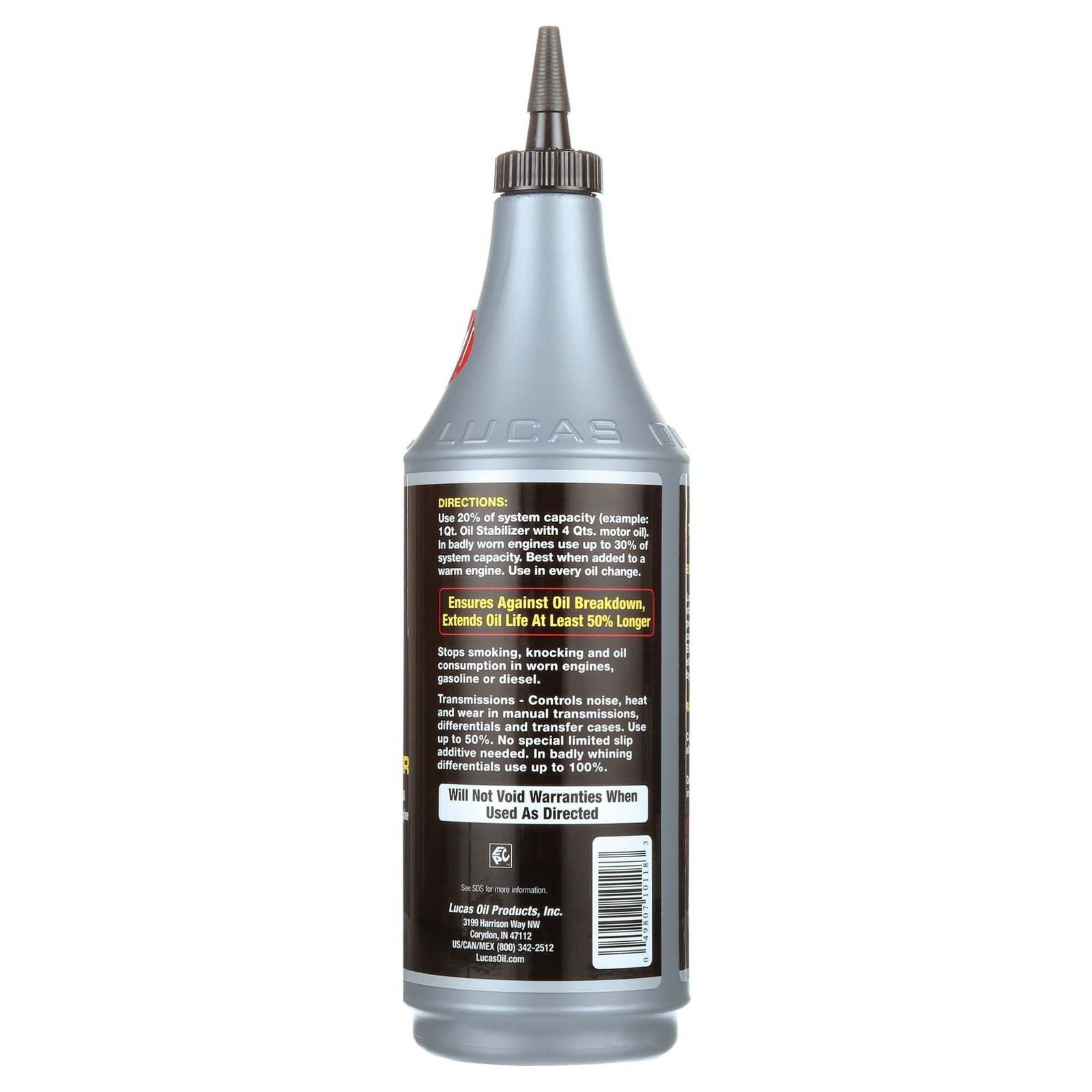 LUCAS OIL 10118 HIGH MILEAGE OIL STABILIZER 32 OZ. BOTTLE - 1 PC