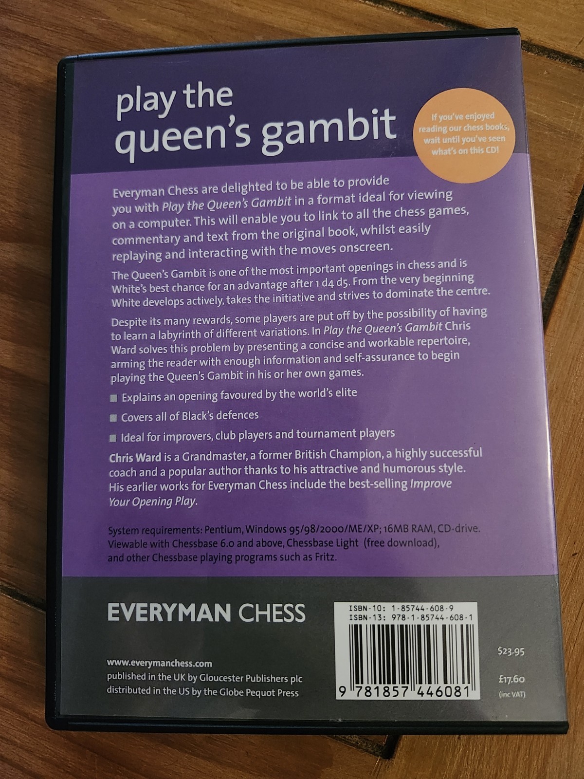Play The Queen's Gambit PC CD-ROM (Chris Ward)
