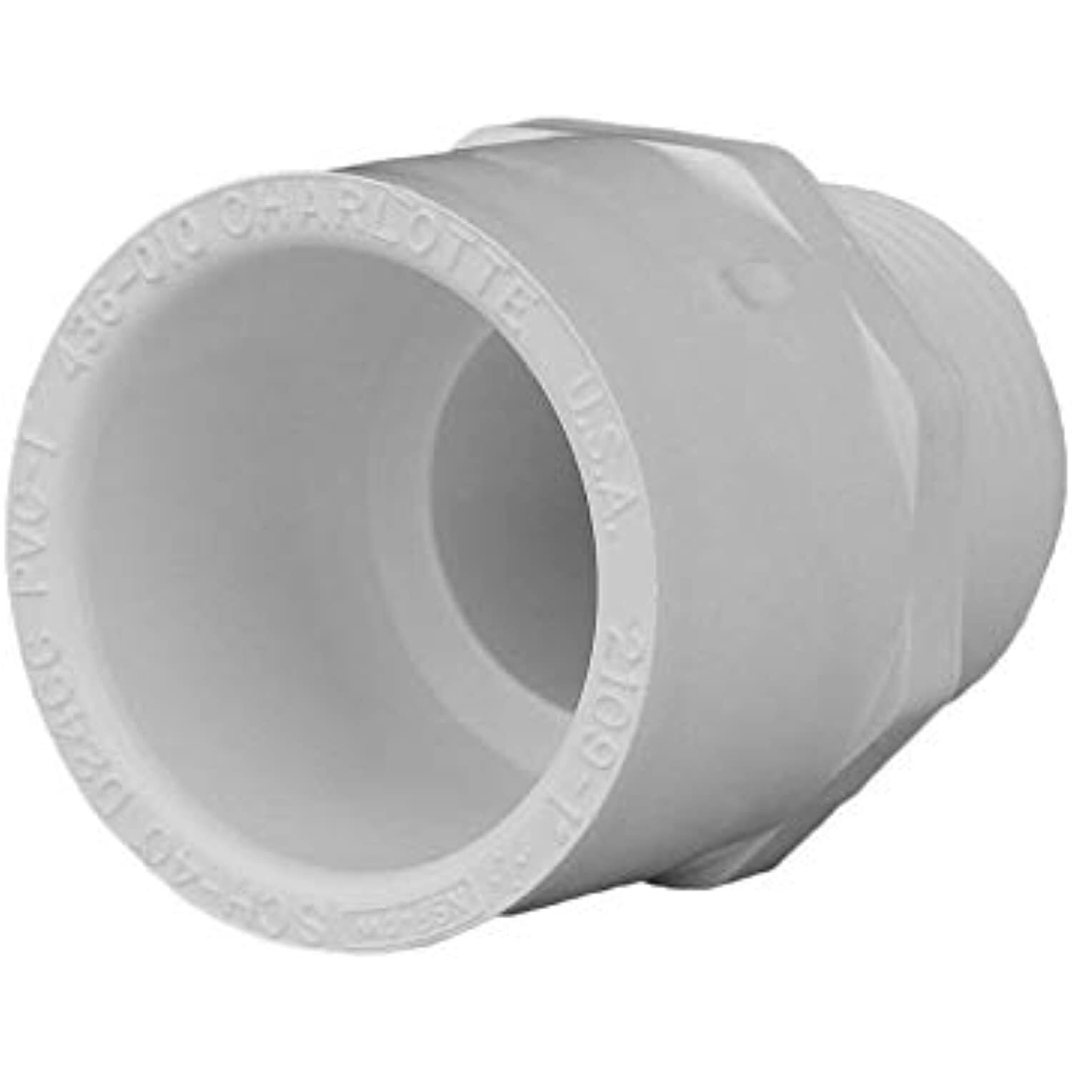 CHARLOTTE PIPE 1 SCH 40 MALE ADT MPTXS CONTRACT PACK PRESSURE ( 10 Unit Bag )