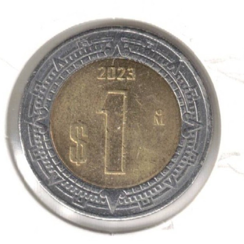 2023 Mexico Uncirculated One Peso Coin
