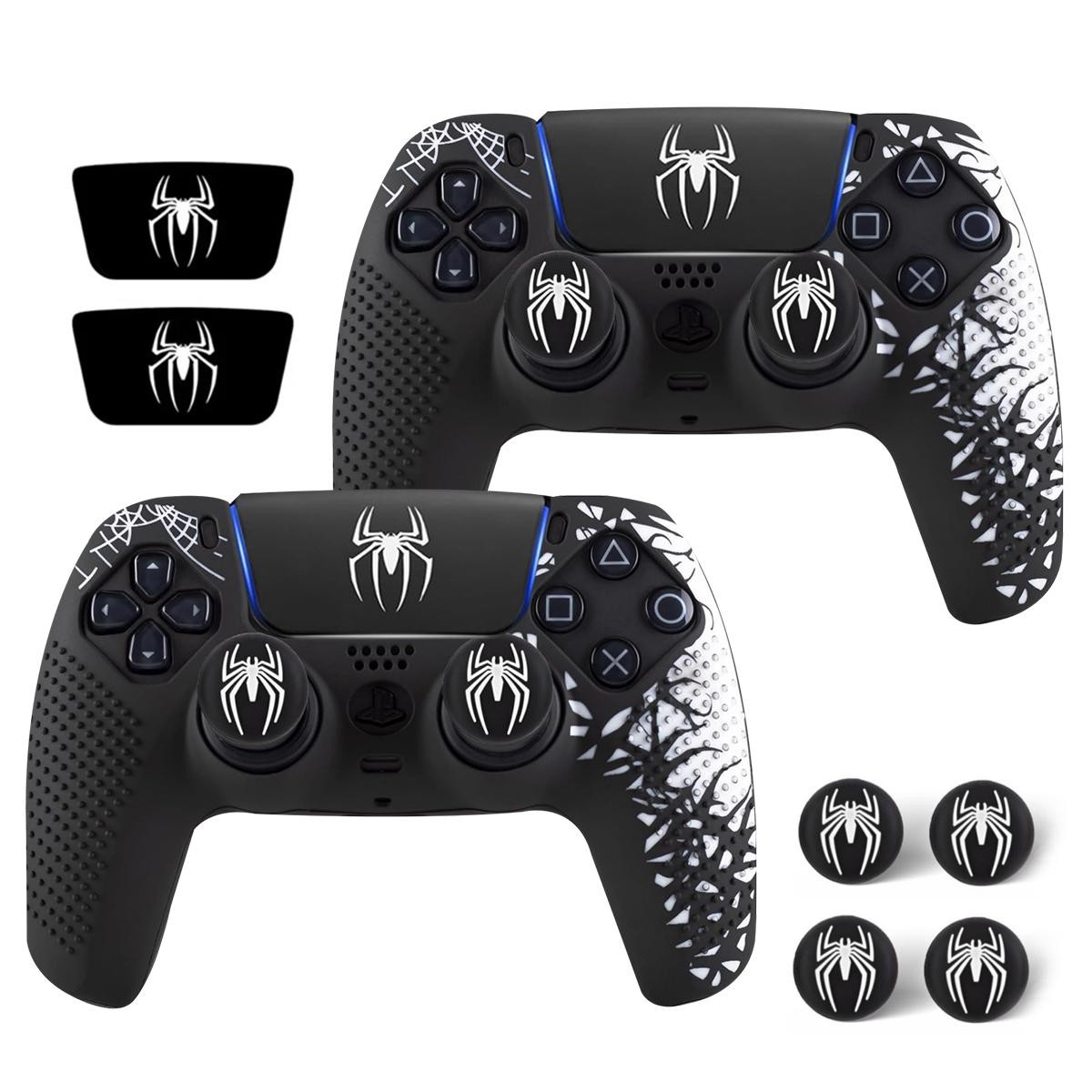 PS5 Controller Silicone Protective Cover Anti-Slip Case Thumb Grip Caps Skin