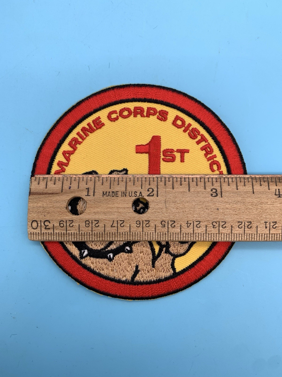 USMC 1st Marine Corps District Embroidered Patch