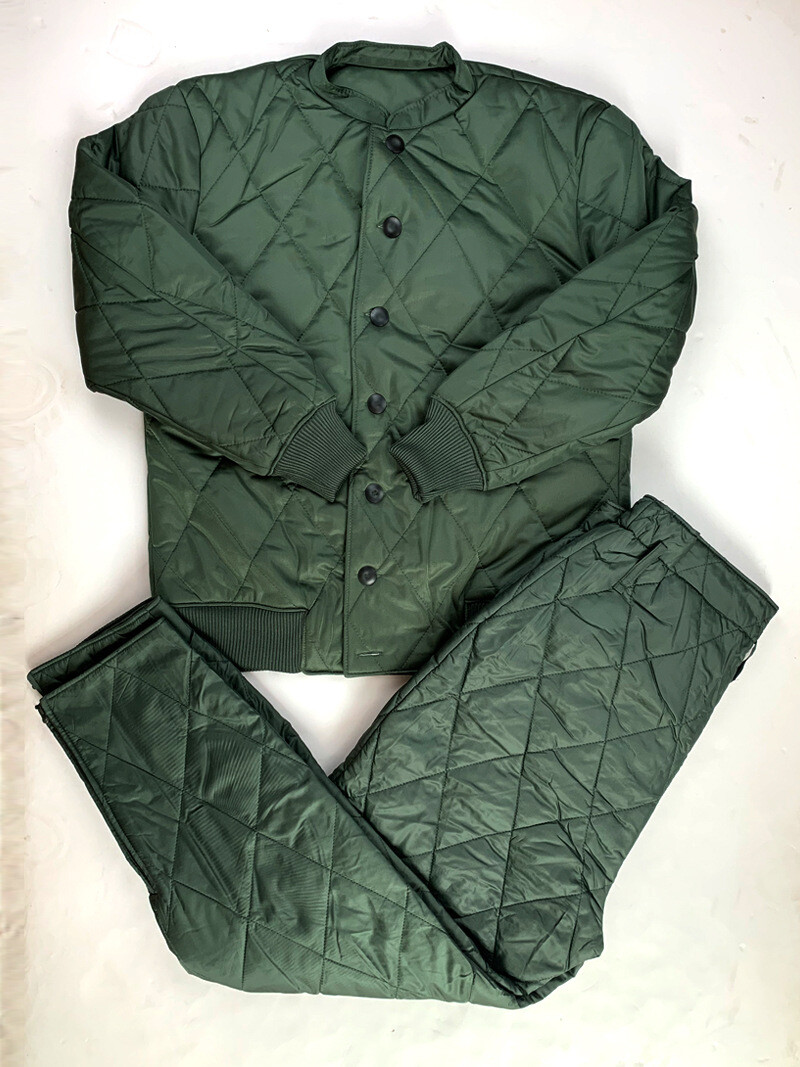 Chinese Army PLA Type07 Winter Cotton Coat  Cold Regions Green Cotton Jacket Set