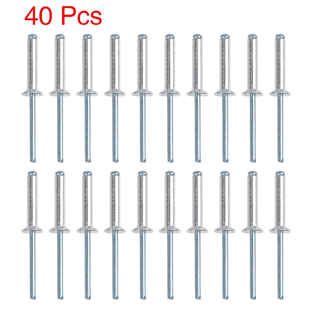 40pcs 5 x 25mm Aluminum Alloy Blind Rivets Repairing Tool for Car