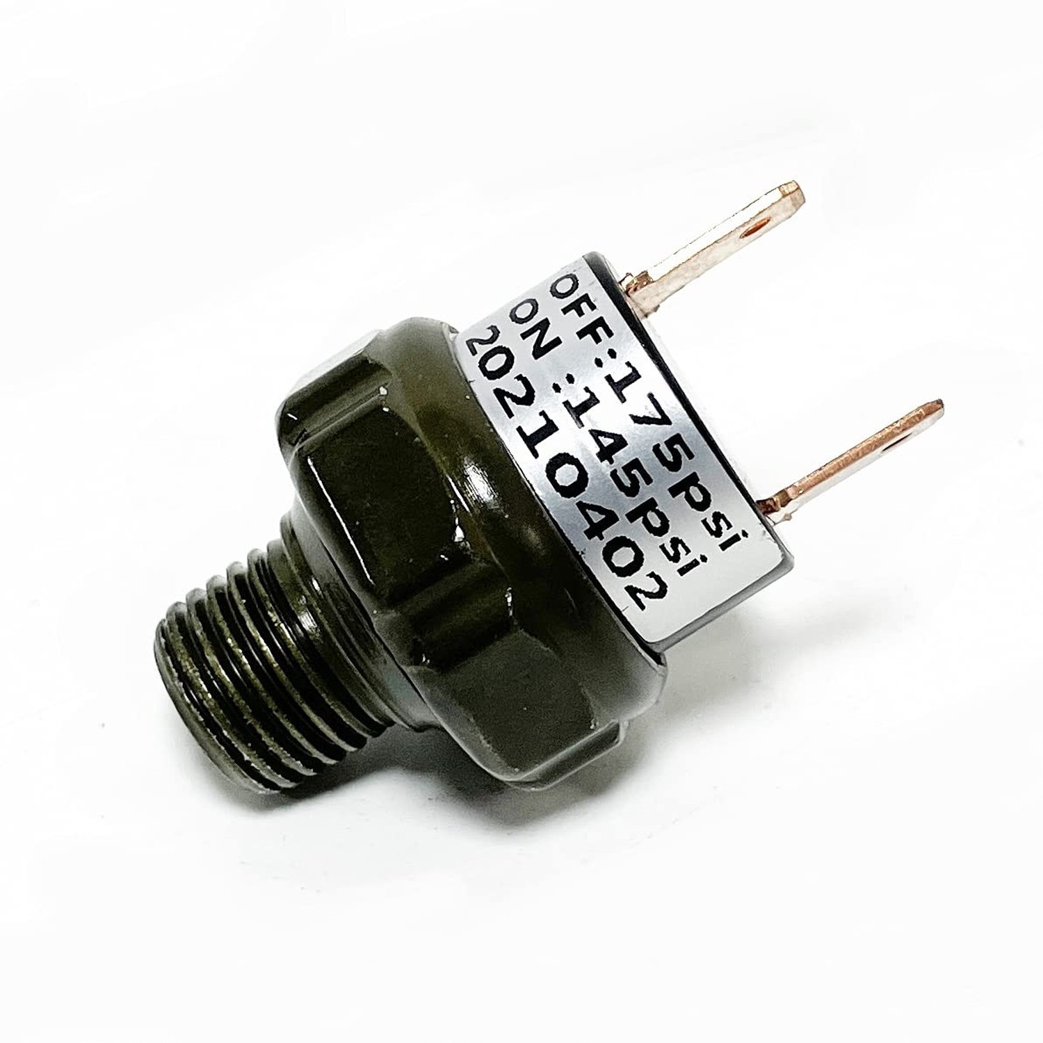 145-175 PSI Air Pressure Switch Tank Mount Type Thread 1/4 NPT 12V/24V for Tr...