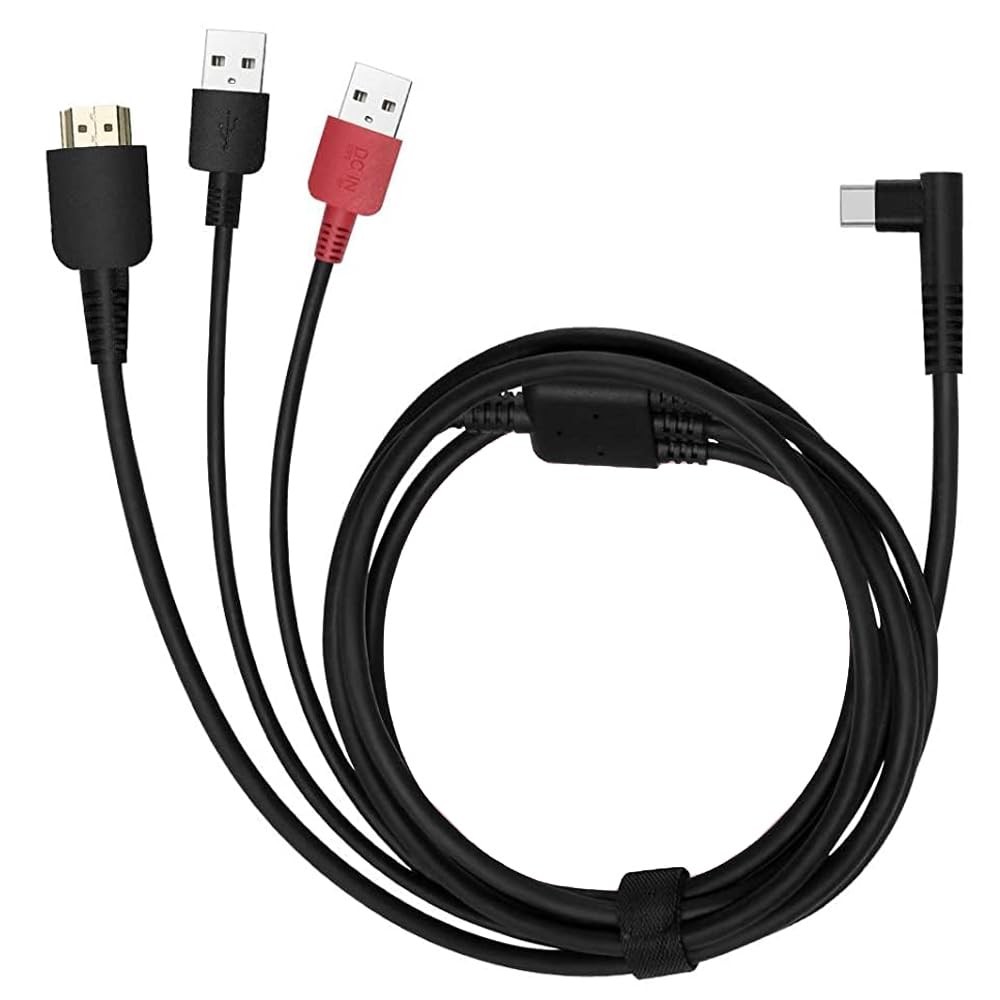 3-in-1 Cable 1.5M for Huion Kamvas 12 13 16 (2021) - Connects Display