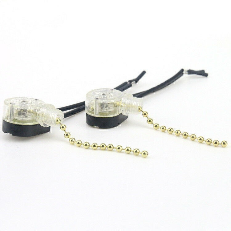 4Pack 5cm/1.9" Fan Light Wall Light Replacement Chain Type Pull Switch NEW