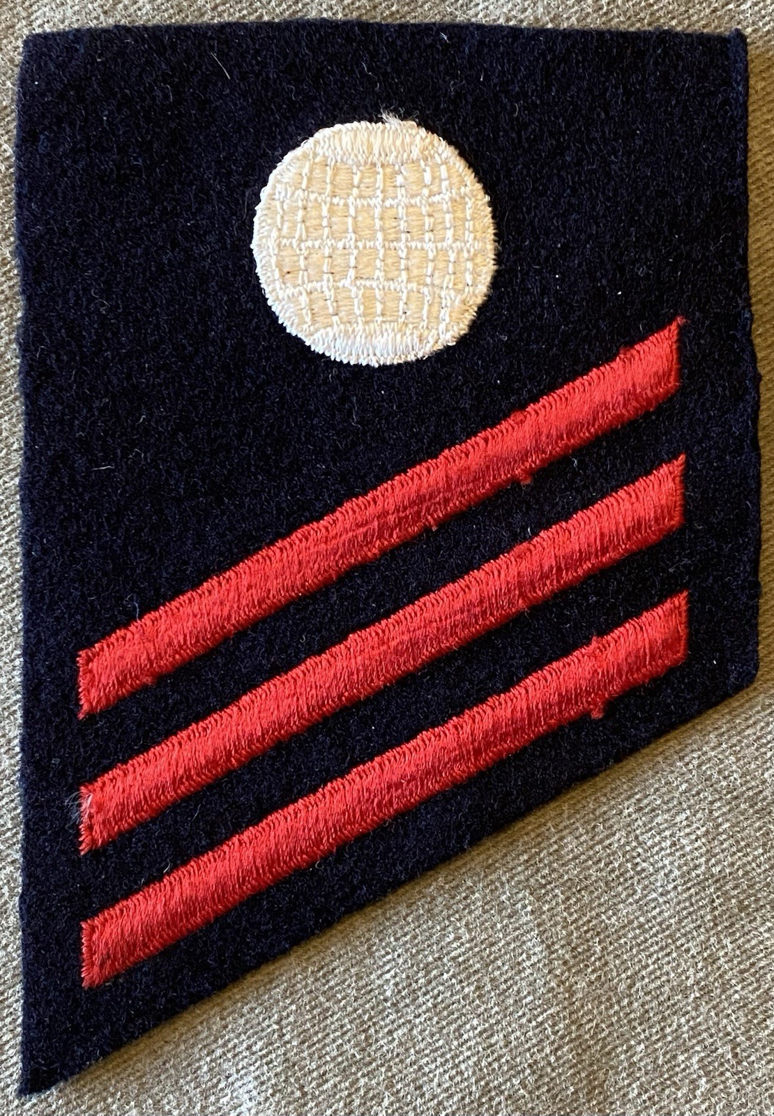 US Navy Rate Electrician’s Mate Fireman Striker E-3 rank Patch USN EMFN