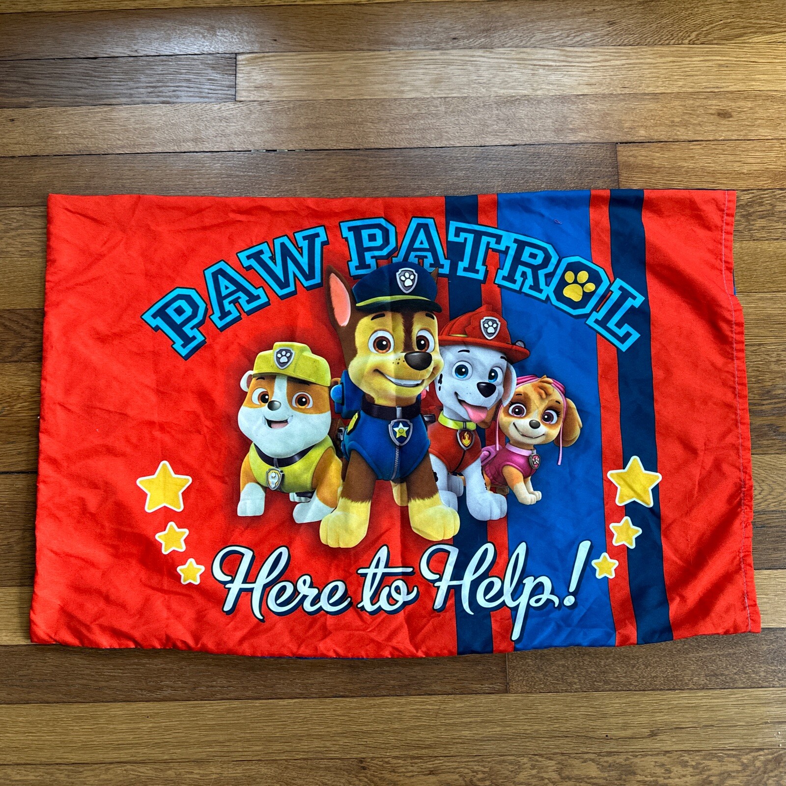 Paw Patrol 2 Sided Pillowcase - Standard Size