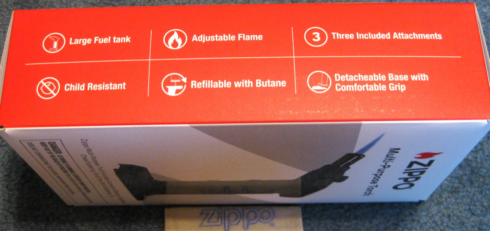 ZIPPO MULTI-PORPOSE Refillable CHISEL & FINE POINT TIPS Adjustable TORCH 40638