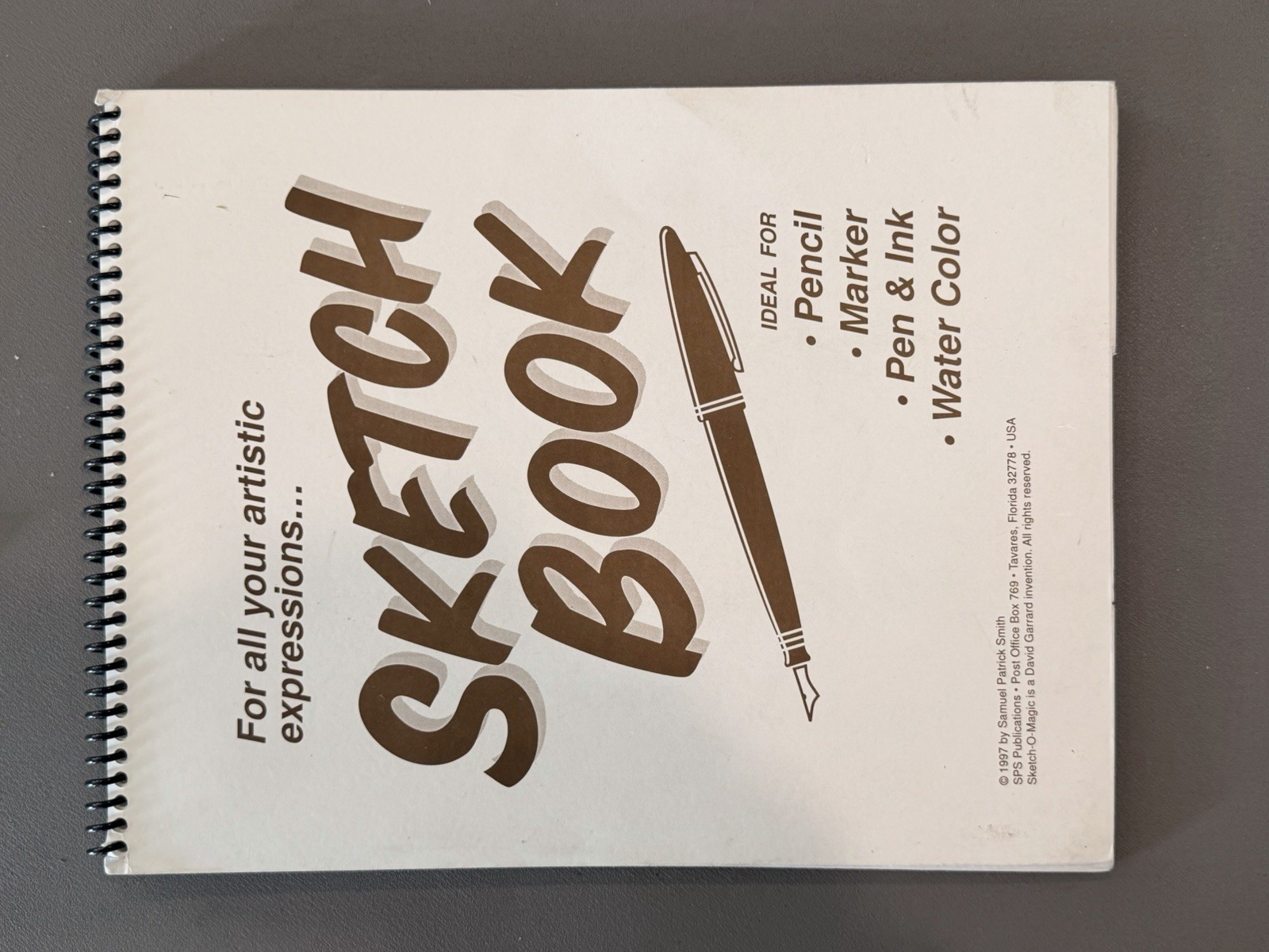 Samual Patrick Smith Sketch-O-Magic David Garrard Sketch Book Magic Trick 1997