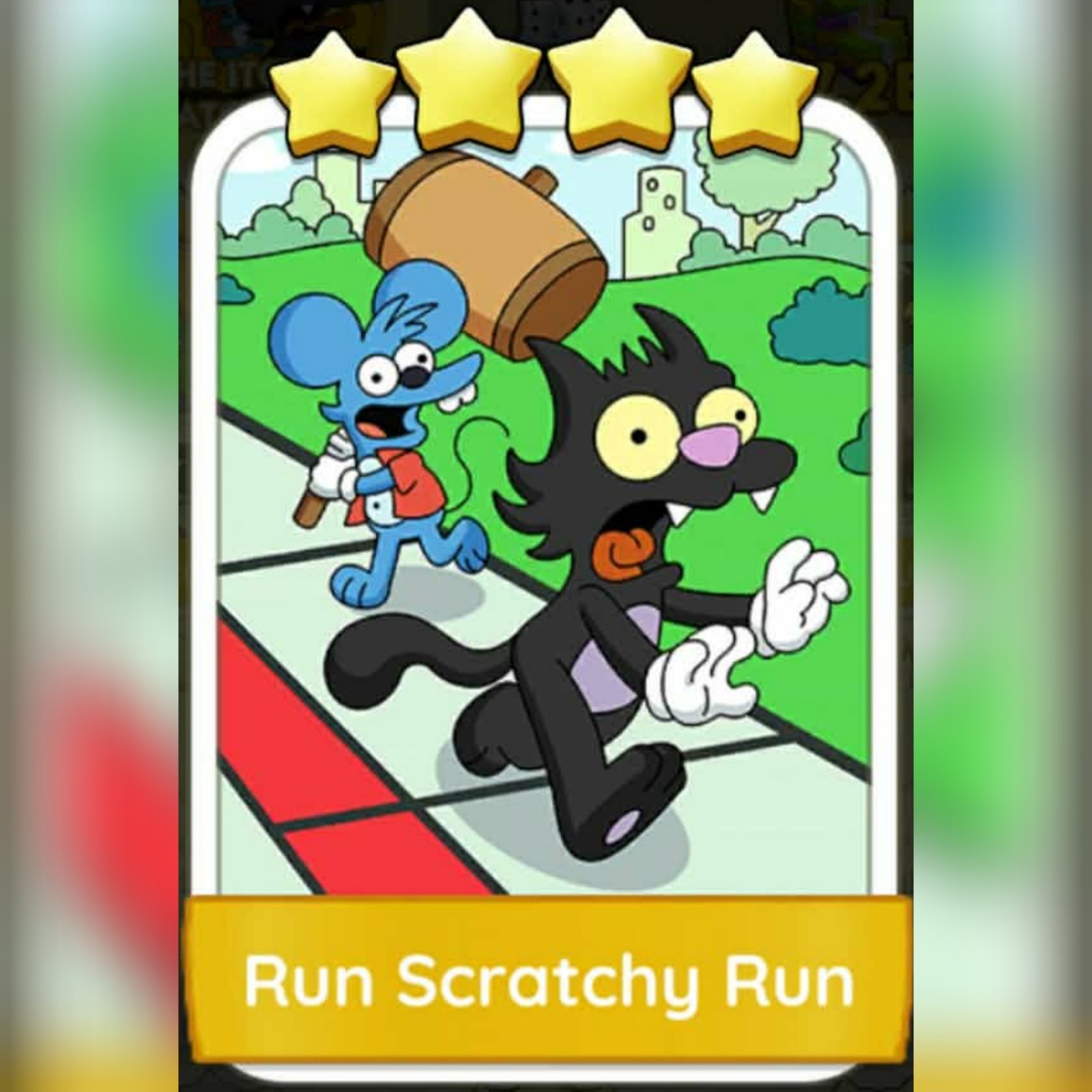 1x Run Scratching Run ⭐⭐⭐⭐ Set 17 :- Mono_Poly_Go Stickers :- Best Service