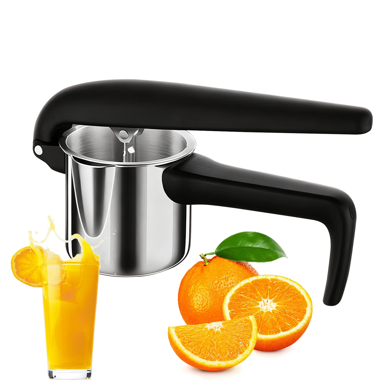 Manual Lemon Squeezer Stainless Steel Food-Grade Citrus Press Citrus Juicer