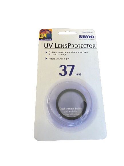 Sima 37mm UV Lens Protector Safety Filter Guard Japan Glass Camera Camcorder