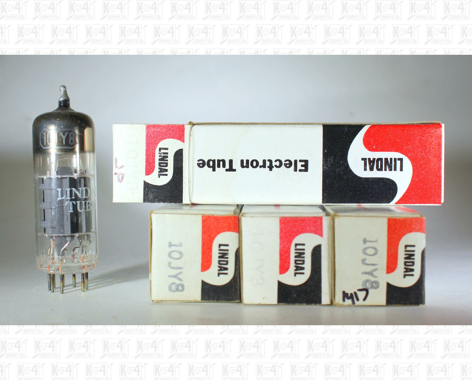 Lindal 10JY8 Vacuum Tubes Made In USA NOS Lot Of 4 +Box