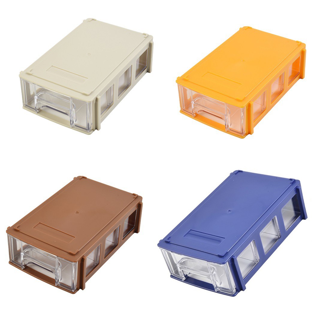Stackable Storage Box 80 Degree Celsius Component Screws Toolbox Hardware Parts