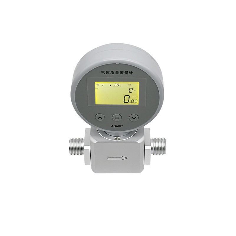 ASAIR AMS2106R02 CO2 Gas Mass Flow Meter 1-100L/min Thermal Mass Modbus-RTU