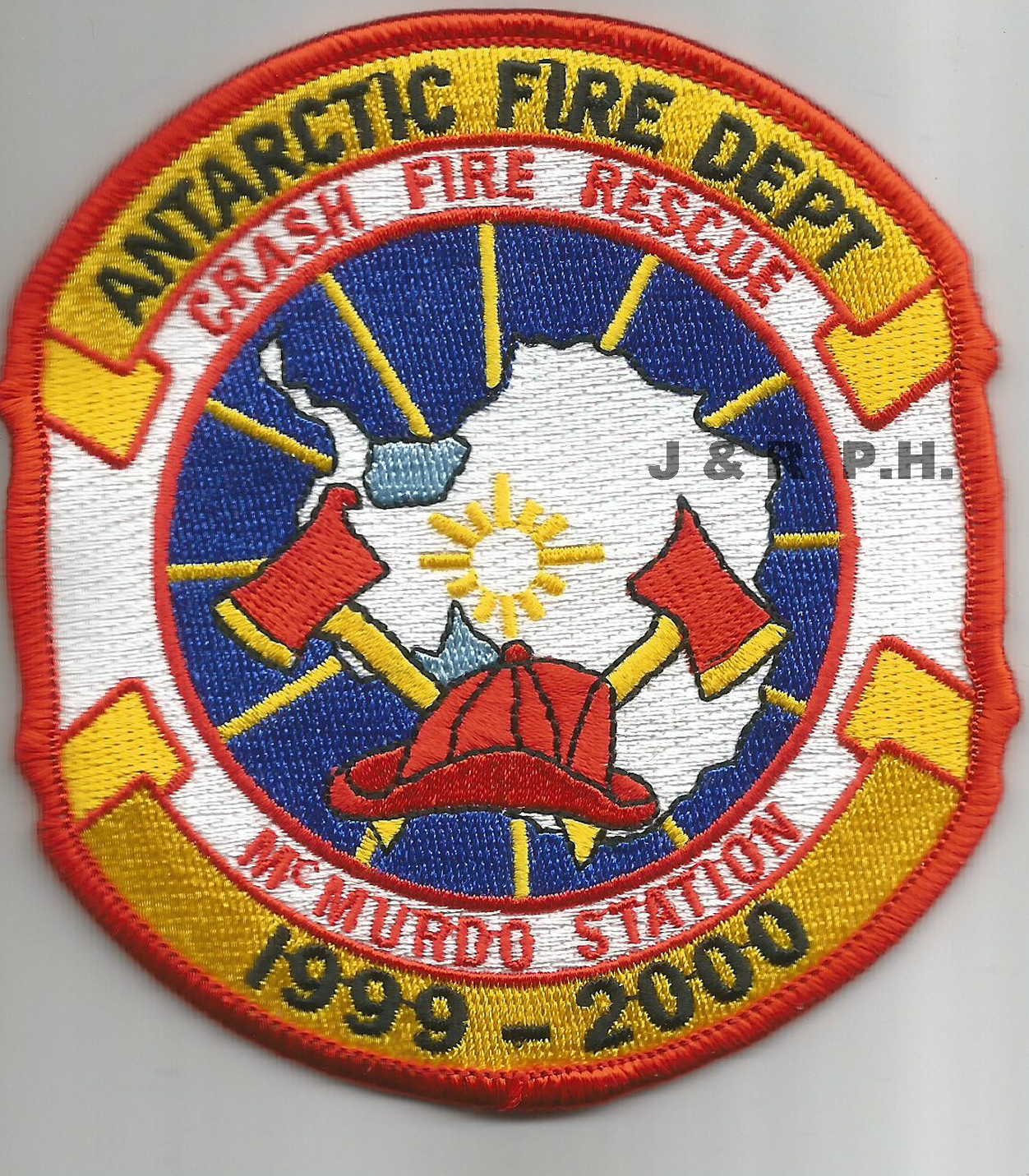 Navy - McMurdo Sta. C.F.R., Antarctica "1999-2000" (3.5" x 4.5" size) fire patch
