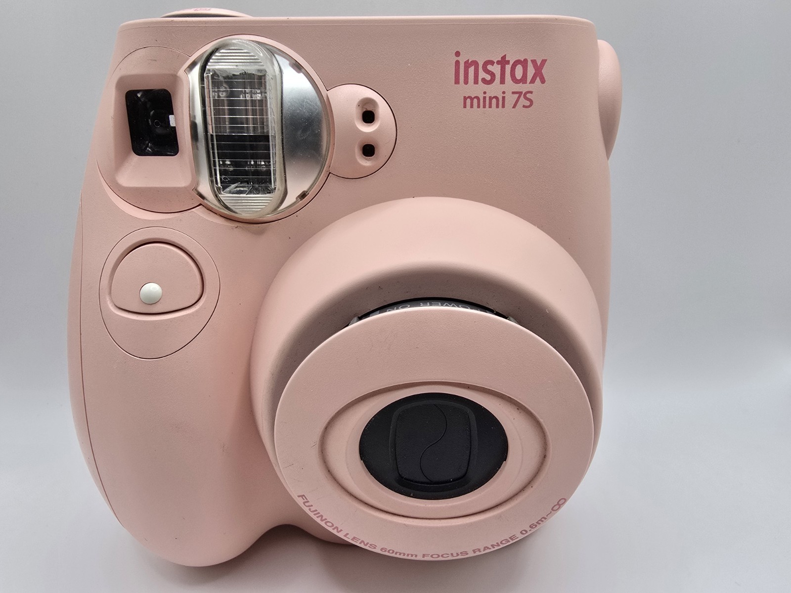 Fujifilm Instax Mini 7s Light Pink With Clear Glitter Case