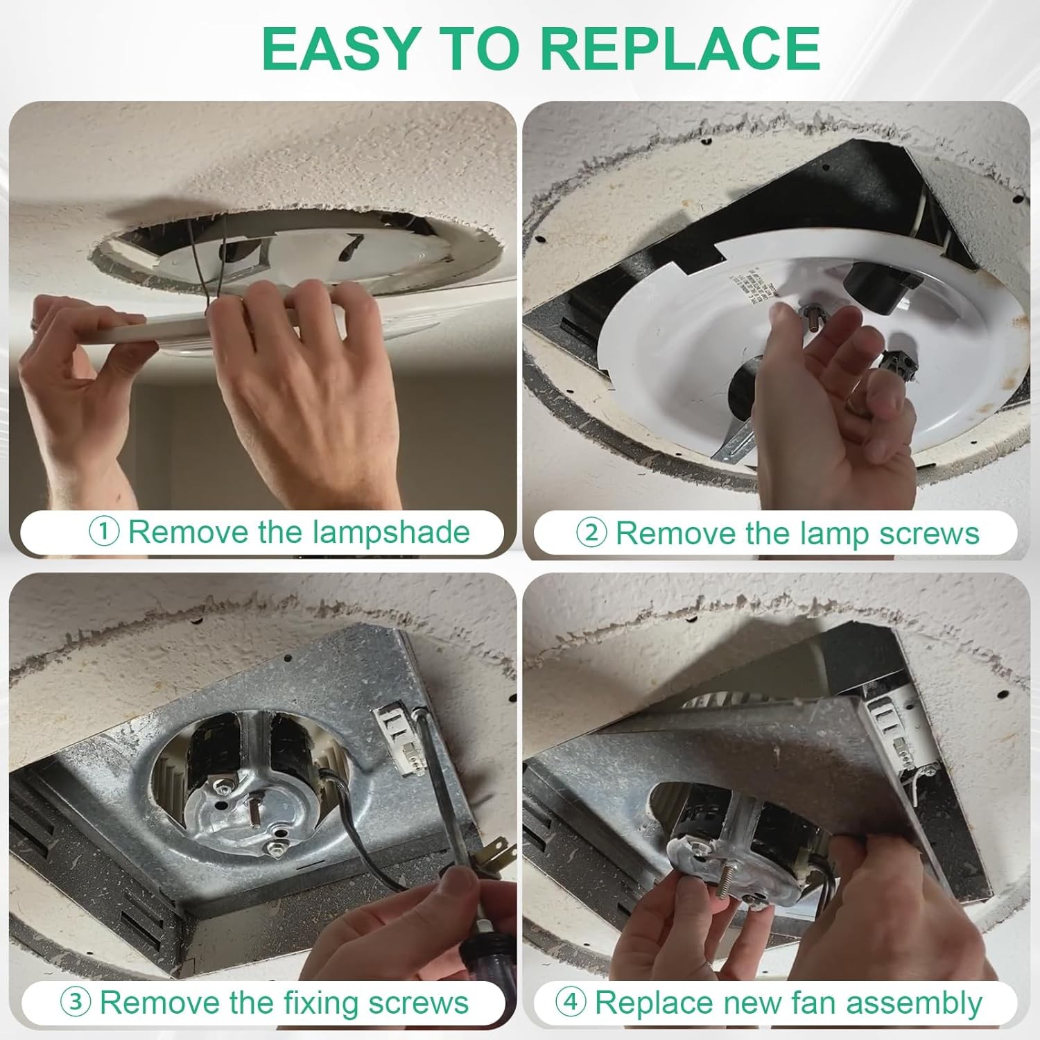 【Upgrade】 Model 671 Fan Compatible with Nutone 671Rb, 672R, Compatible with Broa
