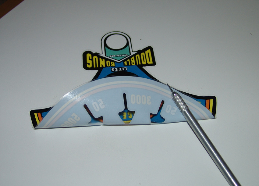 NIGHT RIDER Pinball Machine Playfield Insert Decal Set