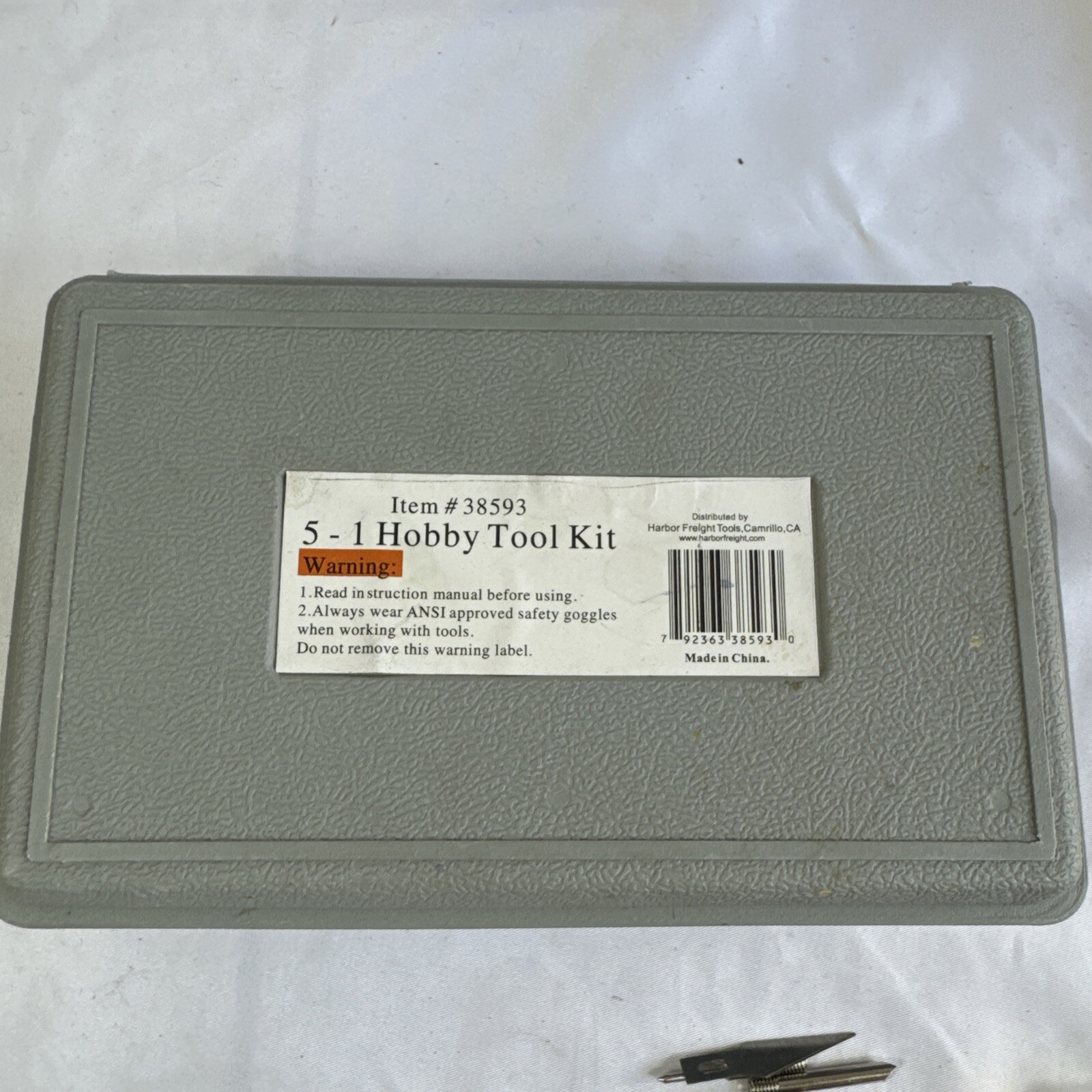 Harbor Freight Tools and case - 5-1 hobby tool kit 38593