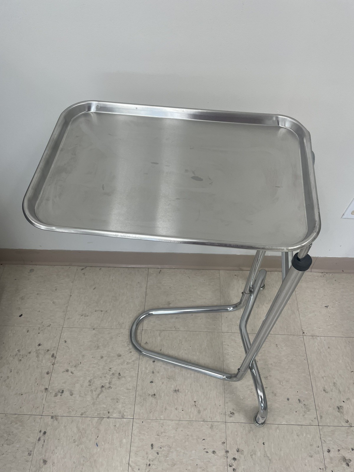 McKesson Mayo Instrument Stand 16.75x21.5" Stainless Stainless #63-4366