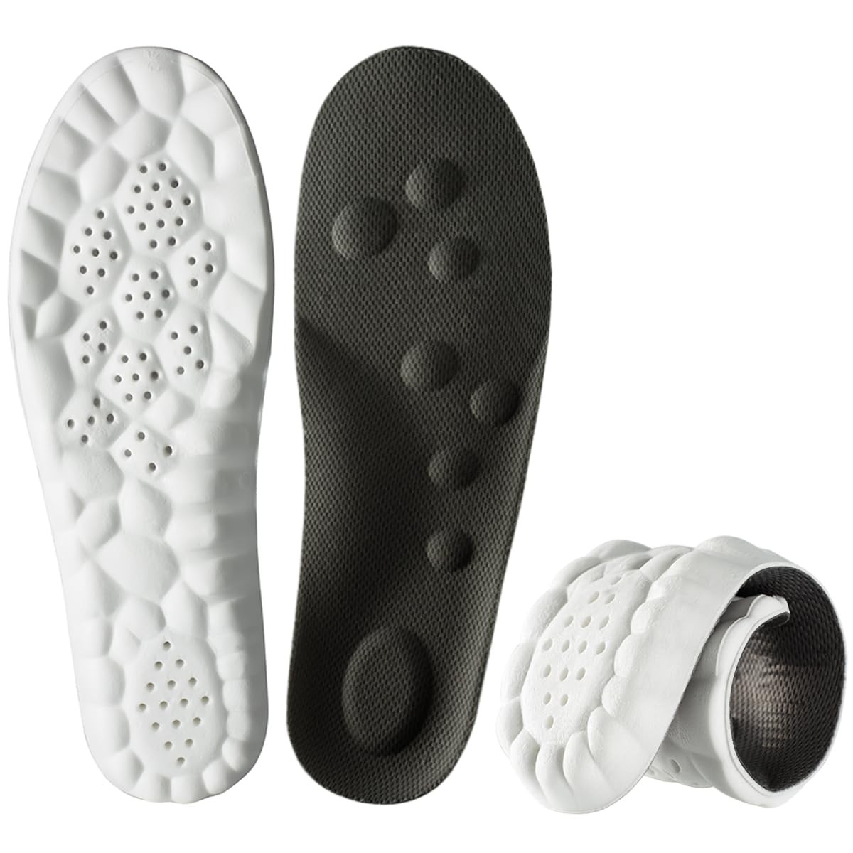 Ultralight Memory Foam Insoles Plantar Fasciitis Insoles for Men 【2pairs】 Spo...