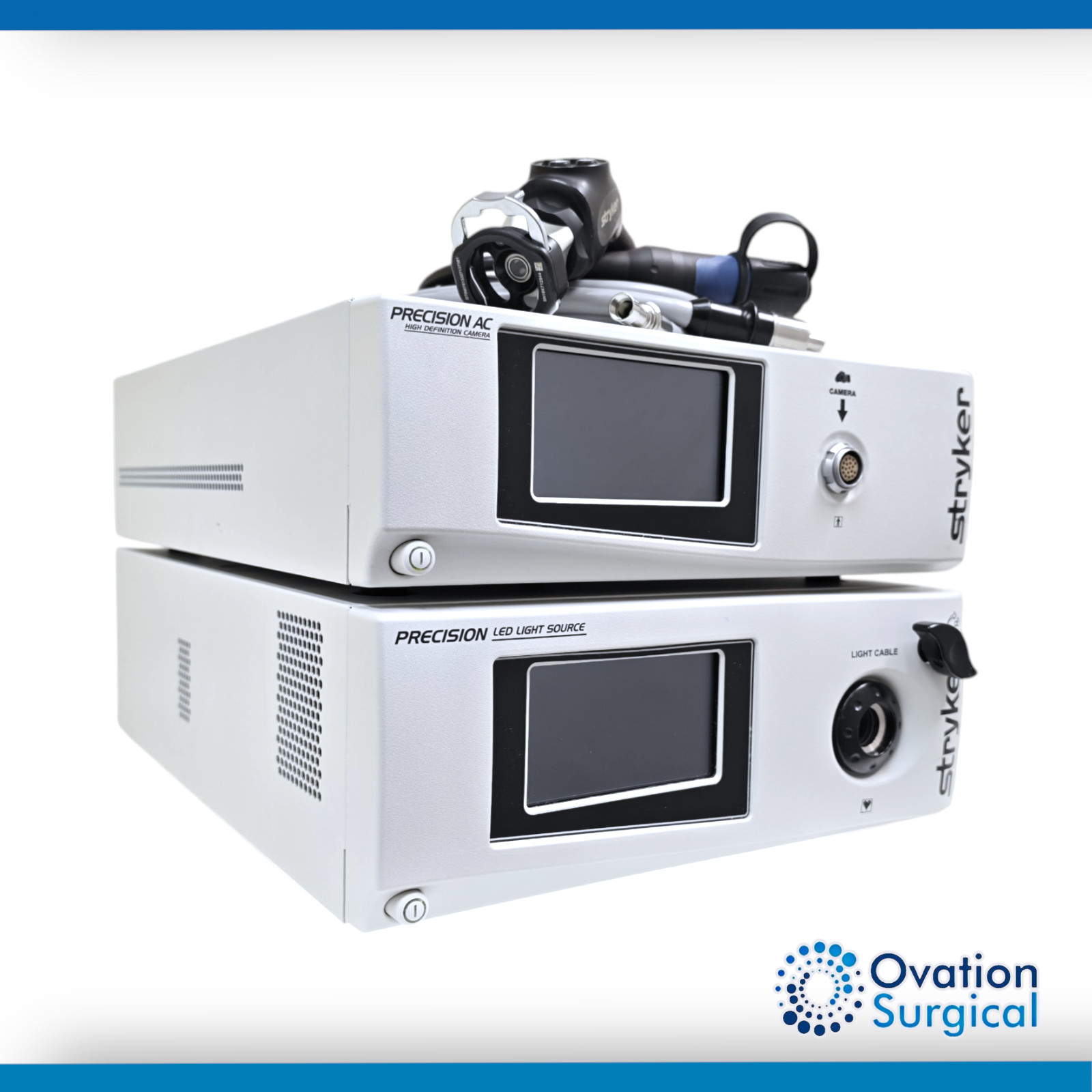 Stryker Precision AC Camera System & Light Source with Autoclavable Camera Head