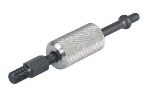 5028 8-1/2" Long 'Tight Spot' Slide Hammer Puller - 1-1/2 Pound Hammer, Black