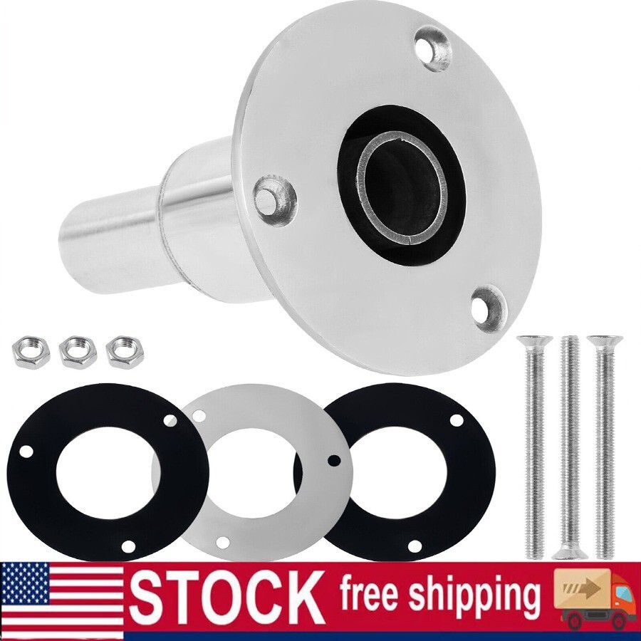 Boat Thru Hull Fitting 24mm 316 Steel Exhaust Diesel Parking Heater Part