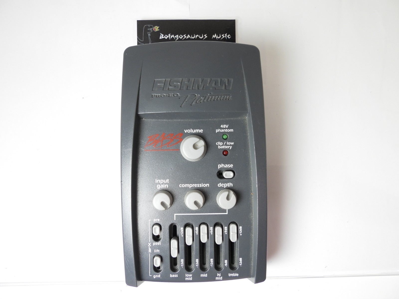 Fishman Pro EQ Platinum BASS Preamp Equalizer Preamplifier Free USA Ship