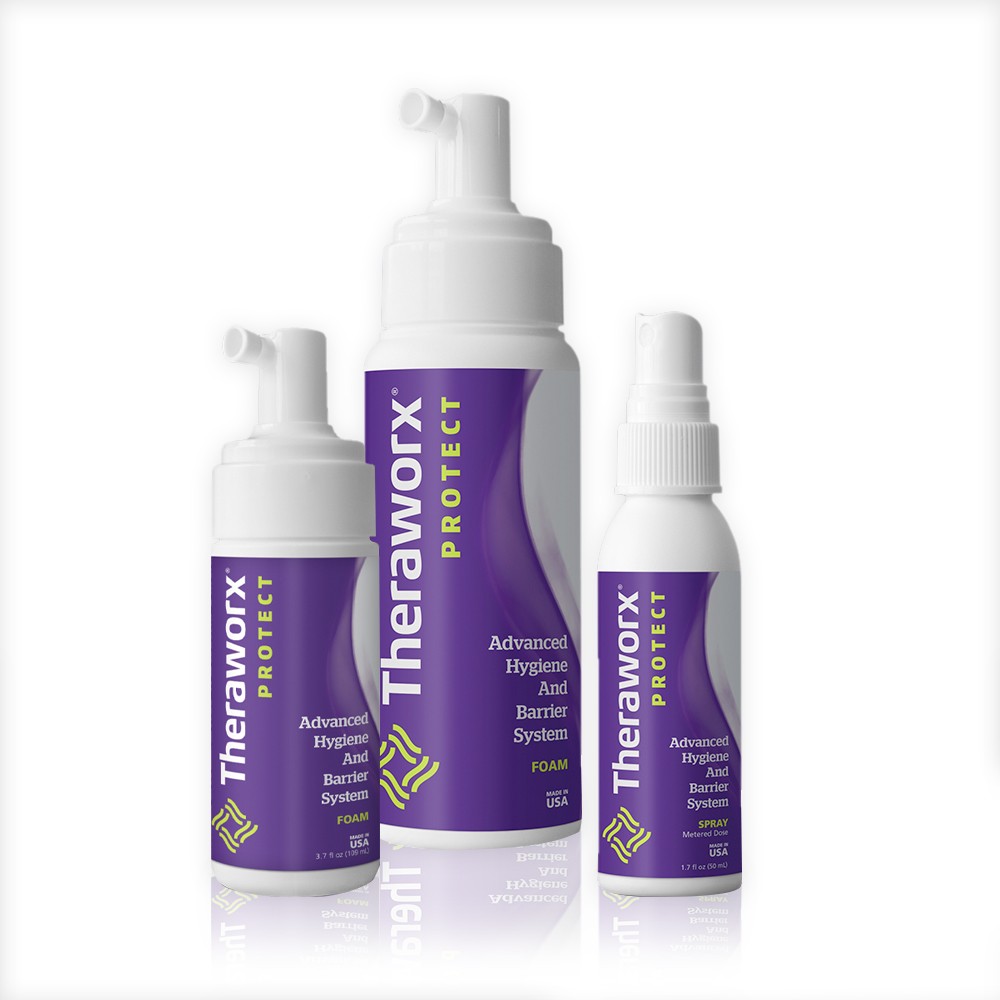 THERAWORX PROTECT ADVANCED HYGIENE 3.4 OZ FOAM - FRAGRANCE FREE