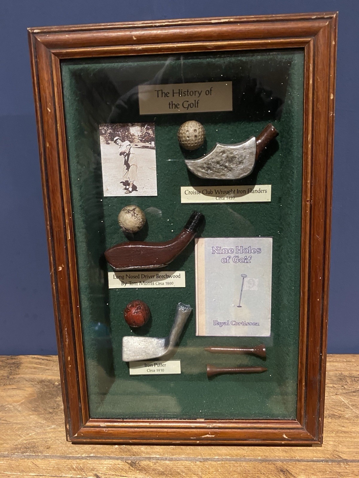 History Of Golf , Shadowbox Picture