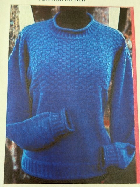 Jumper Pattern In Sizes 2 to 12 for Standard gauge machine