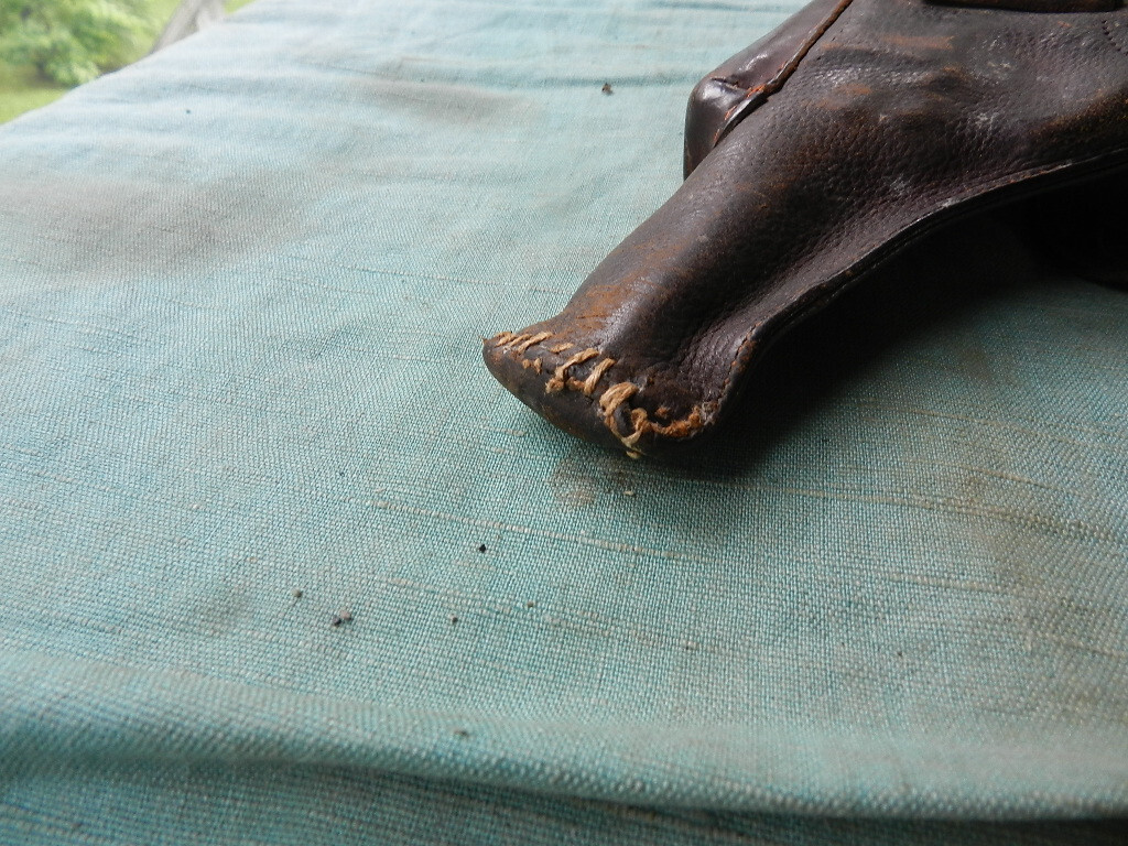 RARE German Germany WW1 Luger P08 Commercial Pistol Leather Holster