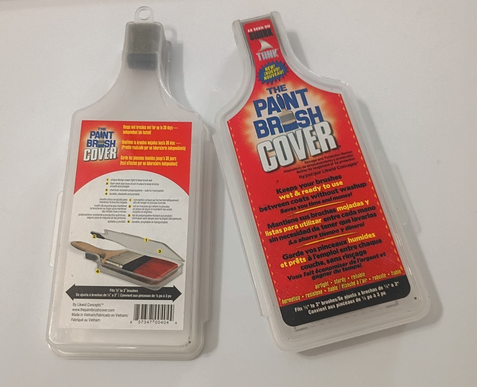 *Set Of 2* Paint Brush Cover #PBC001   Keep brushes wet for up to 30 days   NEW