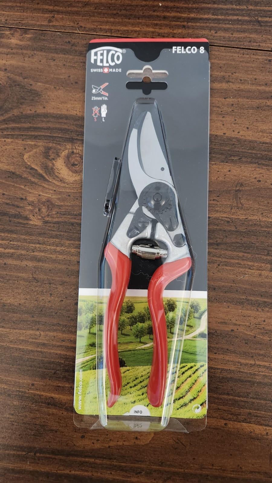 Felco 8 Ergonomic Model Bypass Pruning Shears Swiss Made Hand Pruner Shear F8