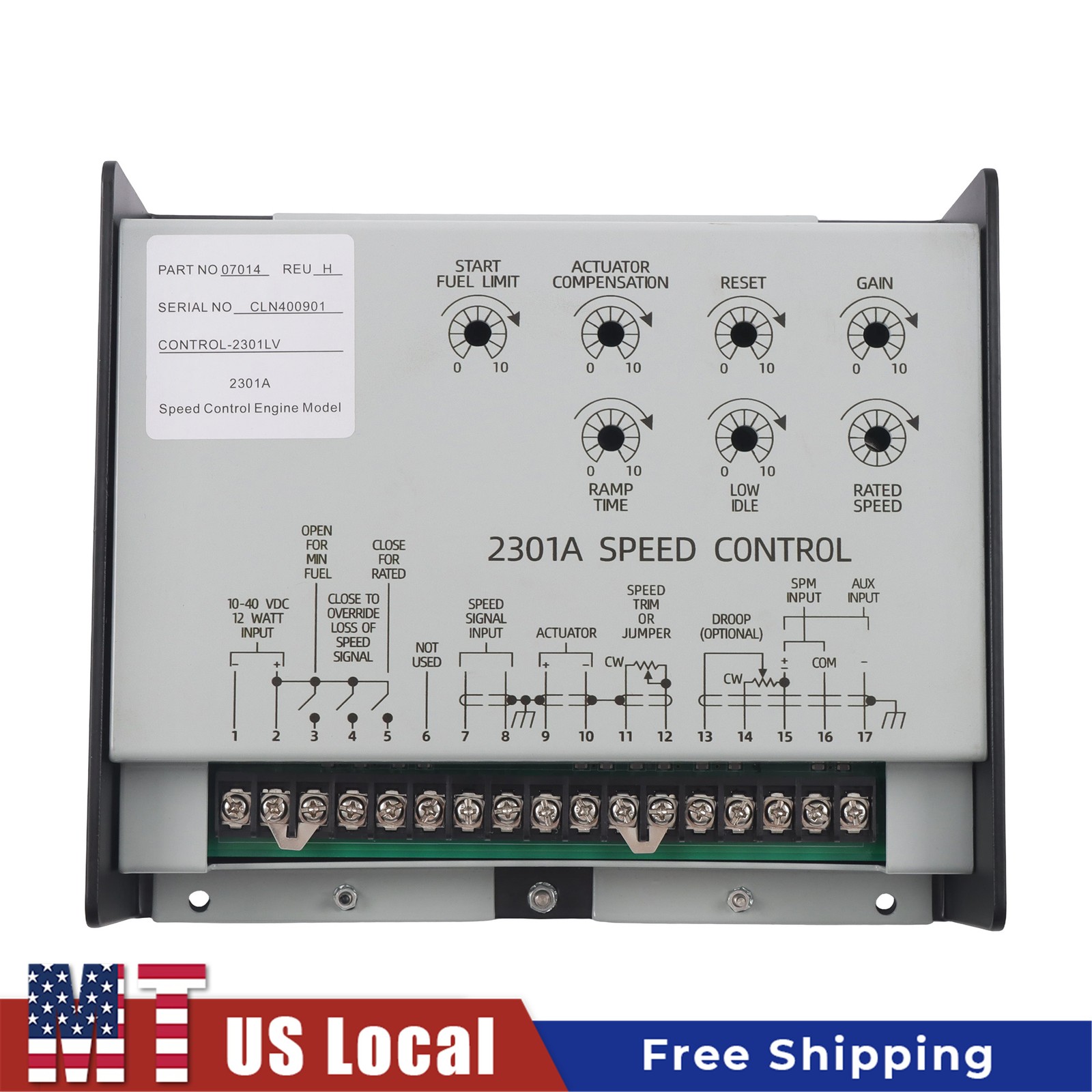 Speed Controller 9907-014 2301A Type Replacement for Engines