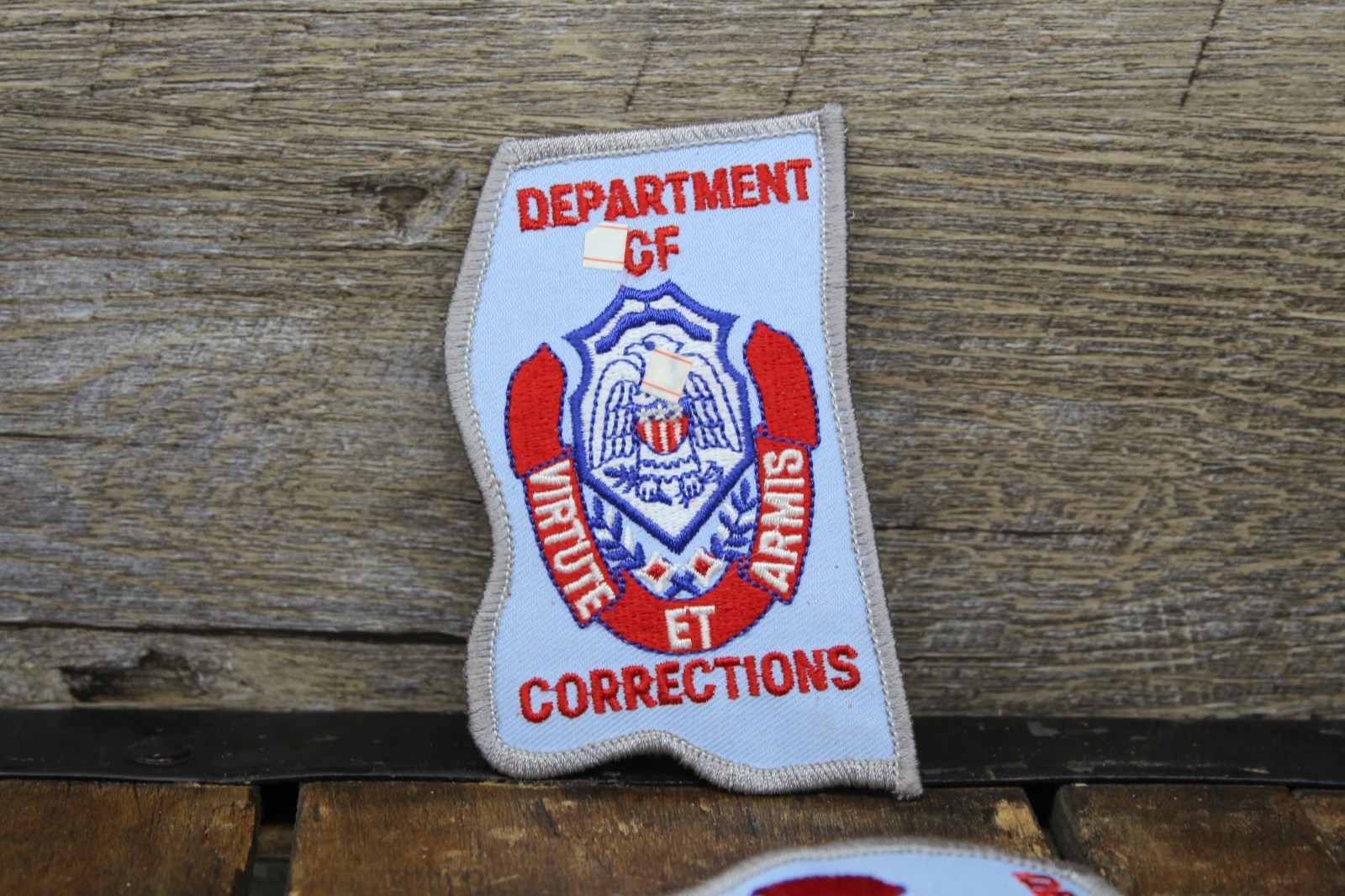 Department Of Corrections Virtute ET Armis - Embroidered  Patch - Unused