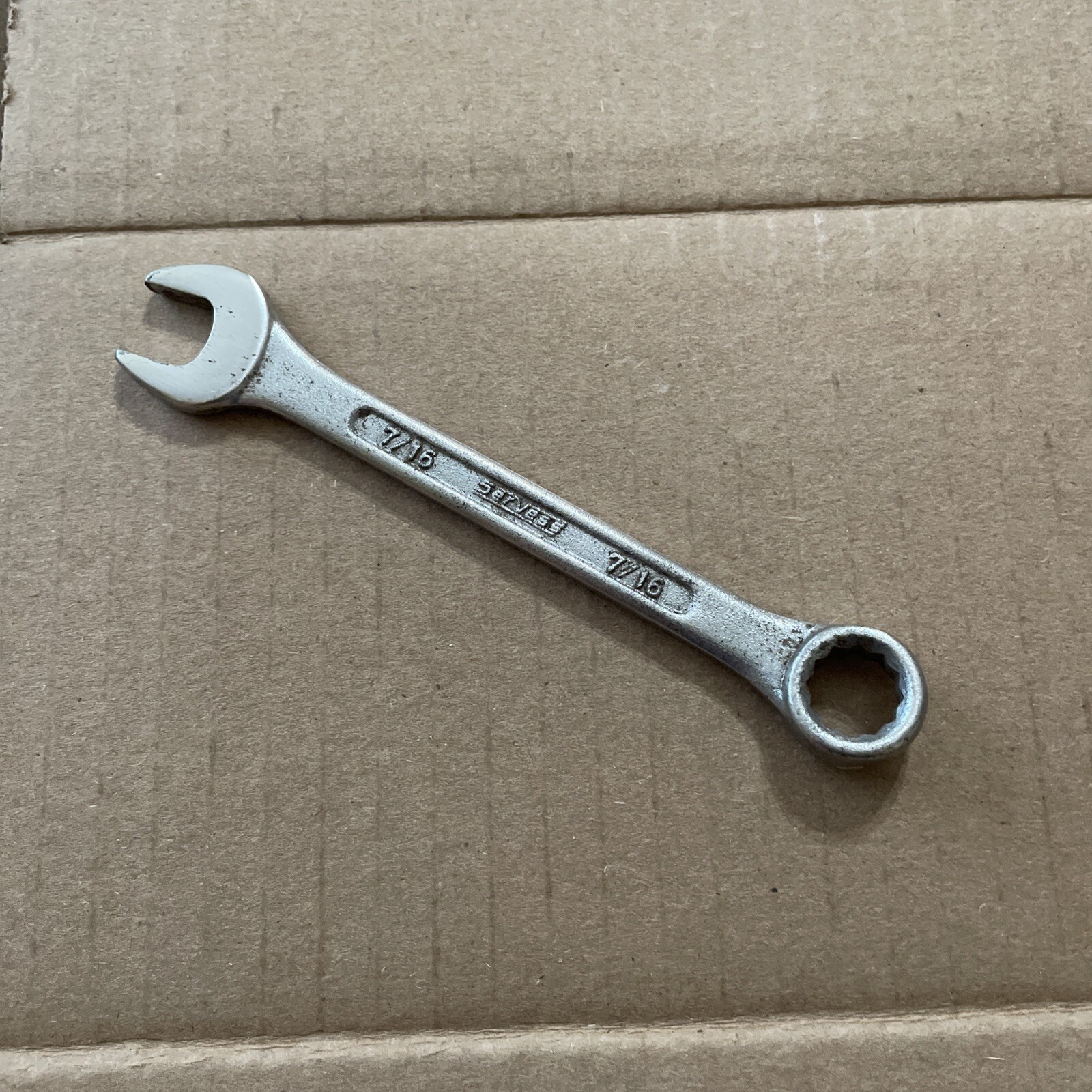 Servess 7/16” Combination Wrench Open Ended 12 Pt. See Photos Ready To Do Work !