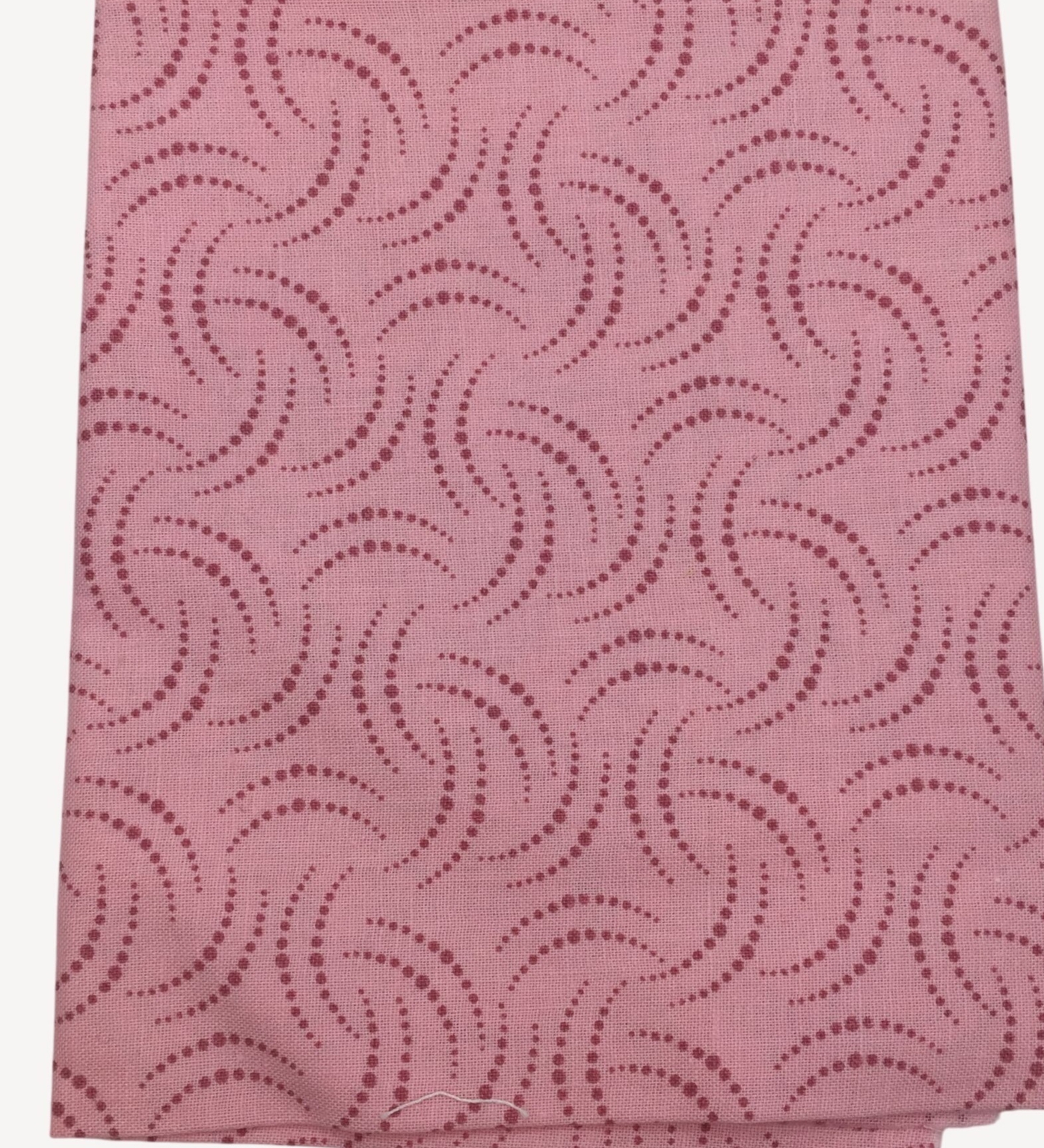 FQ RJR Jinny Beyer Fat Quarter Quilting Fabric Pink Tone on Tone Half Circle Dot