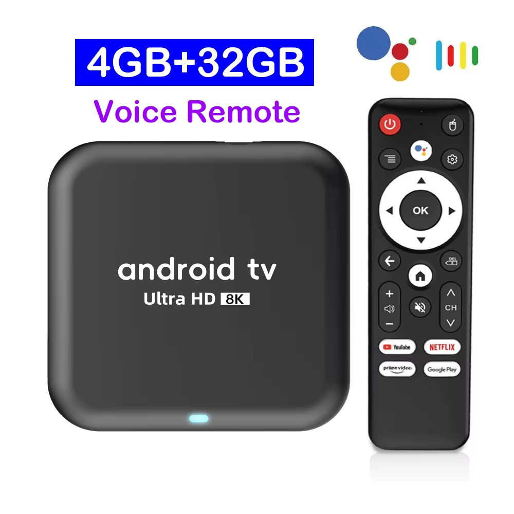Smart TV Box 2026 Android 16 Q18 RK3518 Dual Wifi 5G Wifi6 Google Assistant 8K V