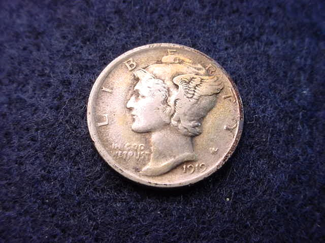 1919 MERCURY DIME SUPERIOR COIN!!  #12