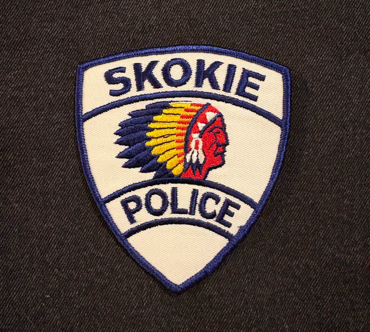 VINTAGE OBSOLETE Skokie IL Police Department Patch Rare Illinois