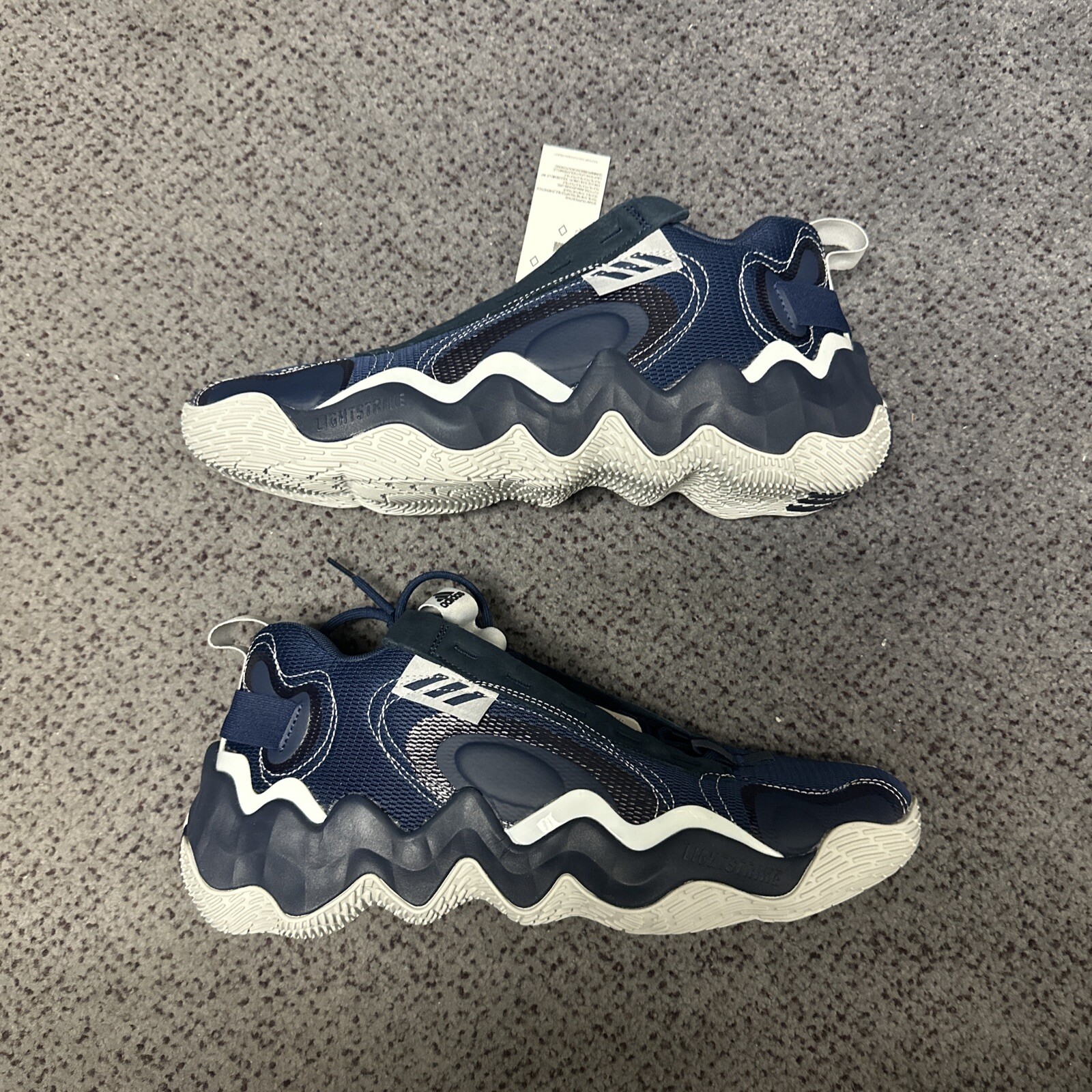 Size 14 - adidas Exhibit B Team Navy