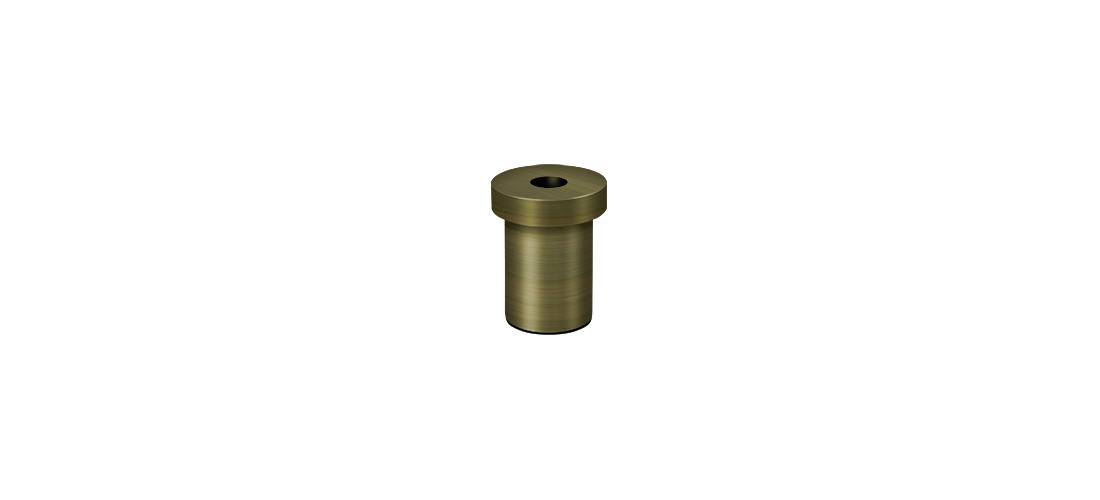 Deltana PB985U5 PB985 Pivot Base, Solid Brass (Each)