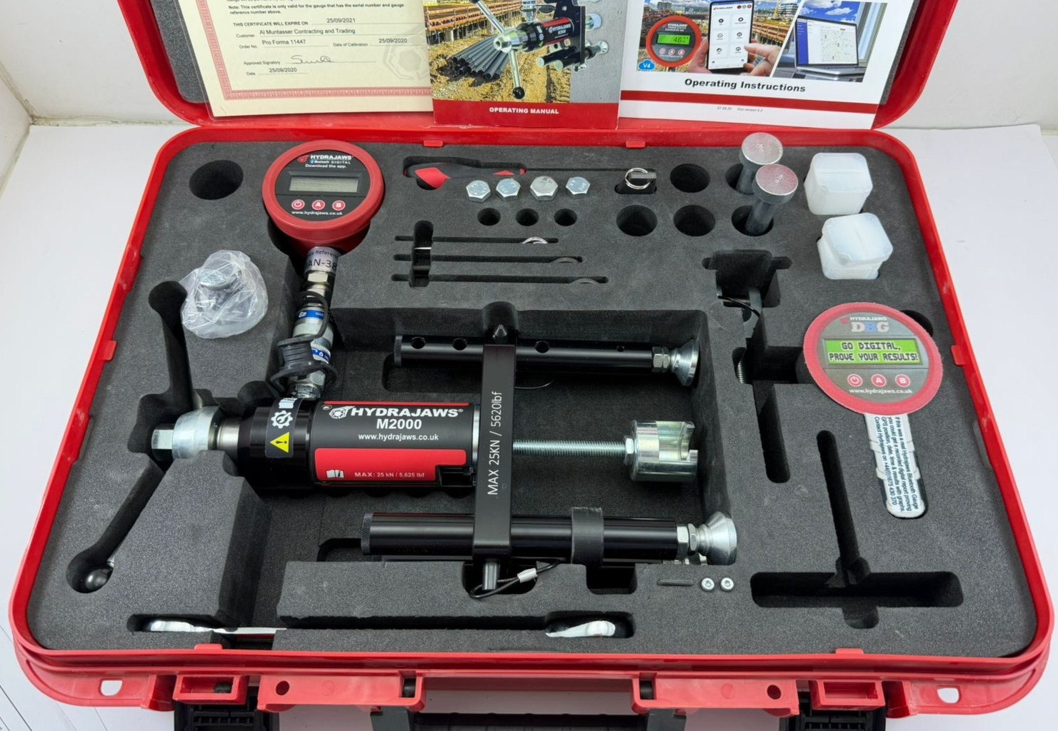 HYDRAJAWS M2000 PRO TESTER KIT *NEW IN CASE*