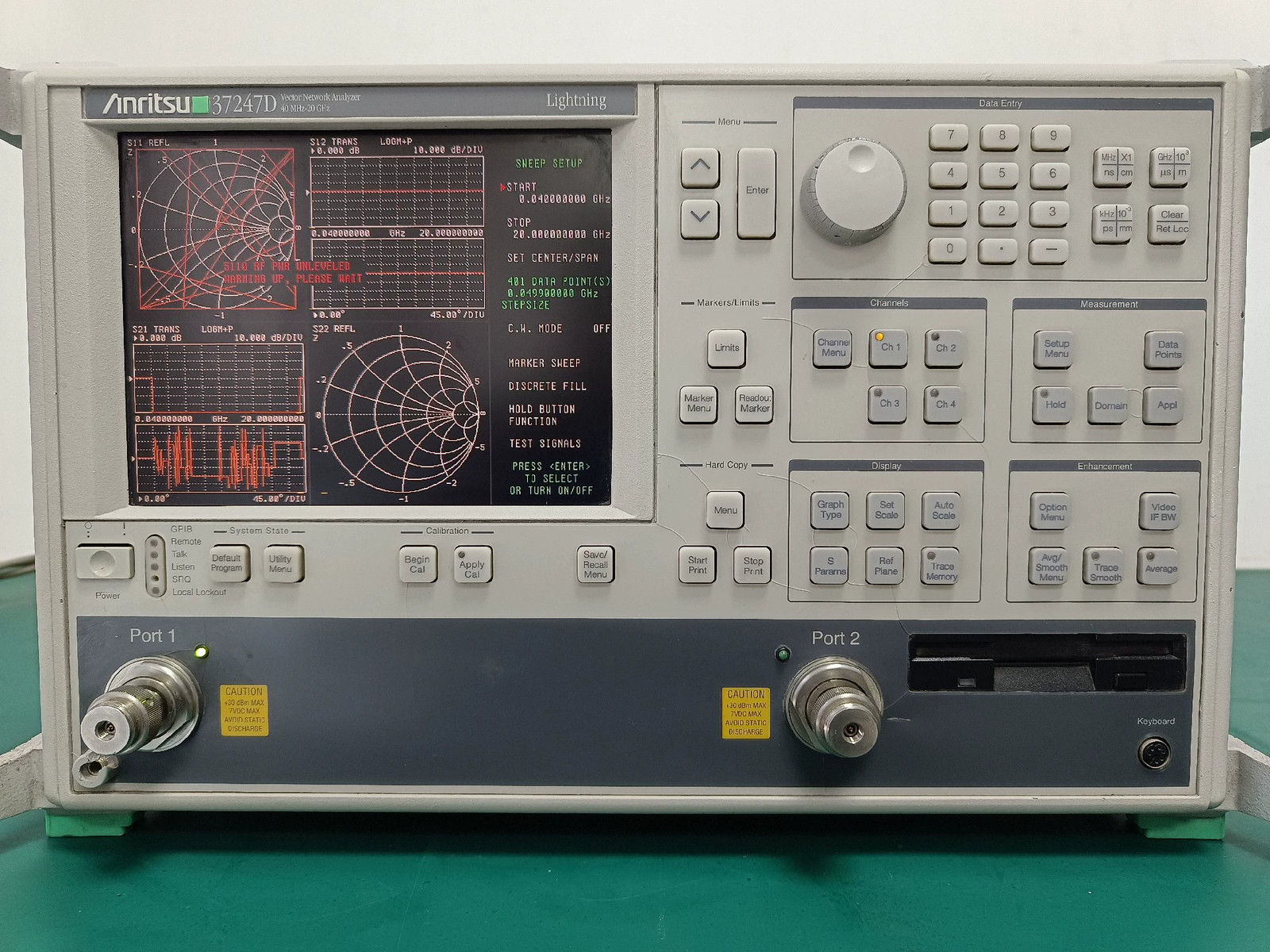 Anritsu 37247D 40 MHz-20 GHz Microwave Vector Network Analyzer Fast delivery
